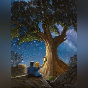 Hand Crafted Artwork-“Starry Night”